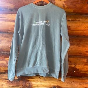 Environmental Green Crewneck